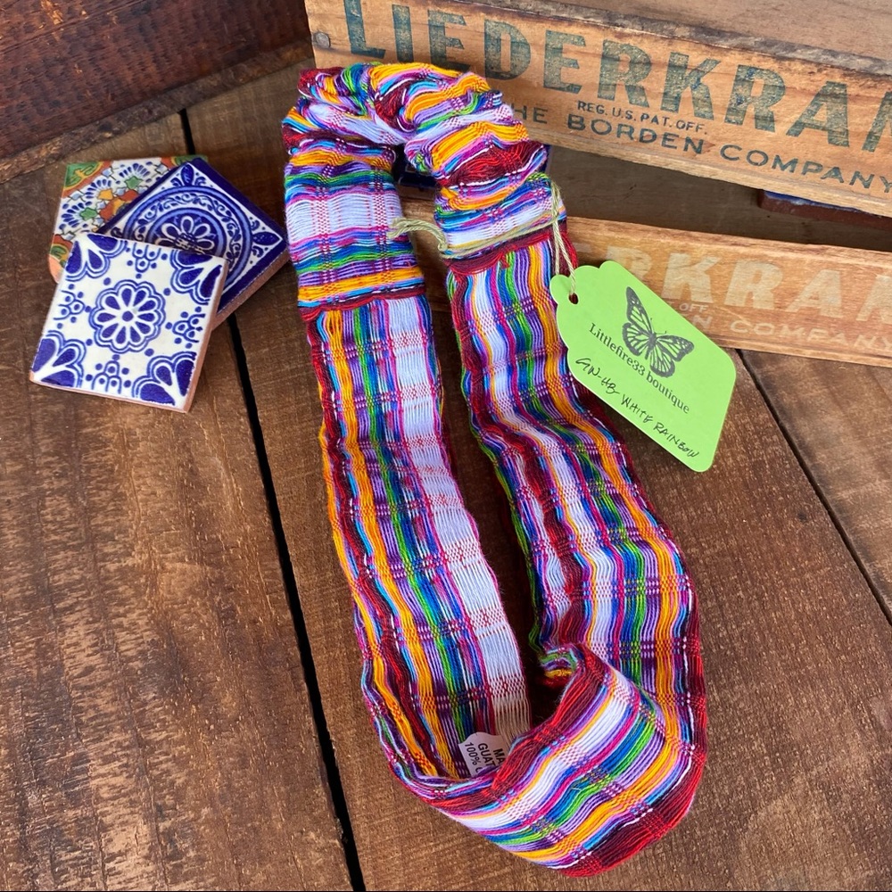 🆕🆕🆕✨MAYAN WIDE SHEER BOHO HAIR SCARF HEADBAND